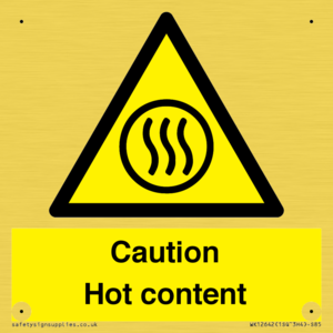Caution Hot content